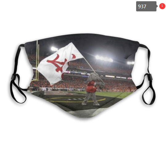 NCAA Alabama Crimson Tide #1 Dust mask with filter->nba dust mask->Sports Accessory